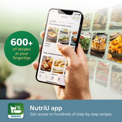 Nồi chiên không dầu Philips HD9257/80, 5.6Lit-1700w, Điều Khiển Cảm Ứng, Hàng Chính Hãng