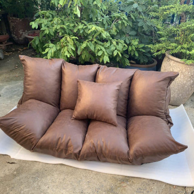 Ghế sofa lười biến hình cao cấp, ghế tựa lưng thư giãn,ghế lười tami decor Juno Sofa KT 1m15 x 1m5 tùy chỉnh độ cao