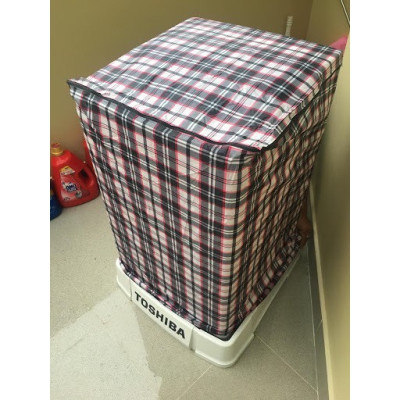 Áo trùm máy giặt cửa trên  cho máy từ 11 - 15kg   , vải dù  cao cấp  , bảo vệ máy giặt  , chống thấm  nước  , bụi , chống ẩm cao bảo vệ máy luôn sạch và gọn gàng giao màu ngẫu nhiên
