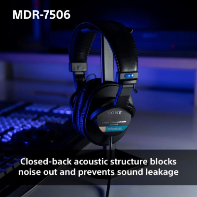 Tai Nghe Kiểm Âm Closed-Back Sony MDR-7506 - hàng chính hãng