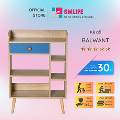 Giá đỡ sách gỗ nhỏ gọn cho gia đình SMLIFE Balwant