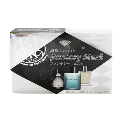 Hộp Thơm Khử Mùi AIR-Q Kirico Box II No.239-3 Fantasy Musk 160g