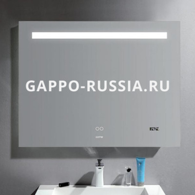 GƯƠNG LED NGA CAO CẤP KÈM SẤY GAPPO G604-9 70X90CM