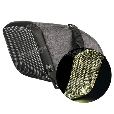 Túi Yên Xe Đạp XD-01 Gắn Yên Sau Tích Hợp Đèn Đuôi Nhấp Nháy Cảnh Báo nhiều màu, chất liệu vải 300D chống thấm nước, sạc Type C, dung tích 1.4 lít (kèm bọc chống mưa đi kèm) - Mai Lee