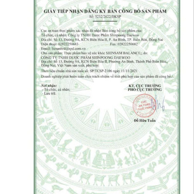 [Hộp 90 Viên] Viên uống SHINSAM BALANCE Hỗ trợ giảm bốc hỏa, mất ngủ, suy giảm sinh lý do suy giảm nội tiết tố - SHINPOONG PHARMA