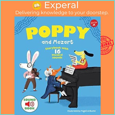 Sách - Poppy and Mozart : With 16 musical sounds! by Magali Le Huche (US edition, hardcover)