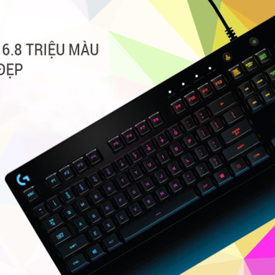 Bàn phím game có dây Logitech G213 Prodigy RGB Lightsync - Hàng chính hãng