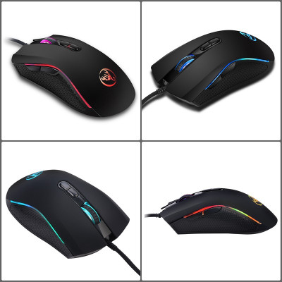 Chuột LED RGB 3200 DPI Gaming Mouse A868 chống mỏi cổ tay cho máy tính laptop hàng nhập khẩu