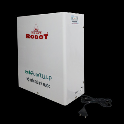 Bộ Tiền Xử Lý Nước ecoPureTWP 2 Cấp Lọc Có Bơm Tăng Áp 25W Dùng Cho Máy Lọc Nước Điện Giải - Hàng Chính Hãng