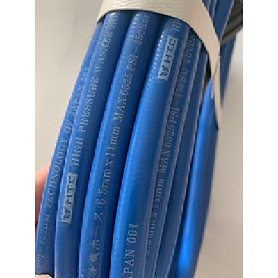 [Freeship]Dây xịt rửa xe HIỆU HTC LOẠI 20M,HTC6511-20W3 từ nhựa PVC áp lực cao 420 bar( 6090PSI),ĐK 6.5*11mm