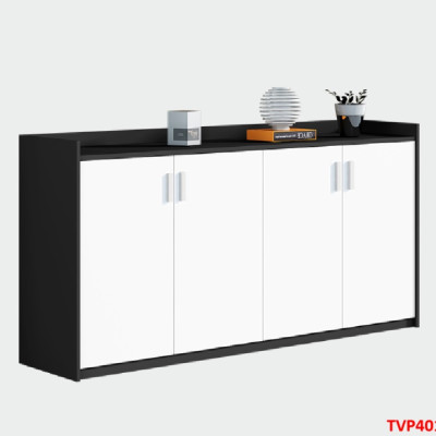 Tủ hồ sơ văn phòng, tủ tài liệu thấp gỗ MDF TVP401 - NỘI THẤT LẮP RÁP VIENDONGADV