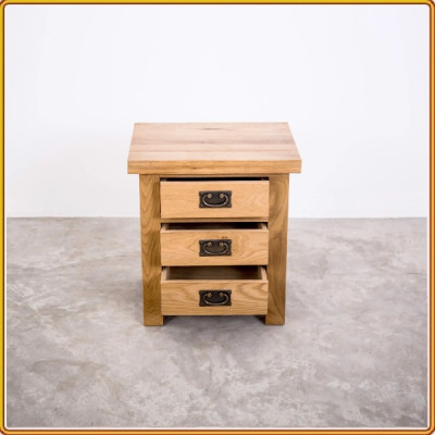 Trọn bộ phòng ngủ Tundo 3 sản phẩm màu gỗ tự nhiên 