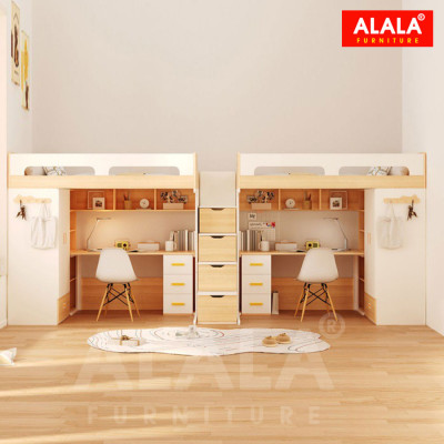 Giường tầng ALALA156 - 3 trong 1/ Miễn phí vận chuyển và lắp đặt/ Đổi trả 30 ngày/ Sản phẩm được bảo hành 5 năm từ thương hiệu ALALA/ Chịu lực 700kg
