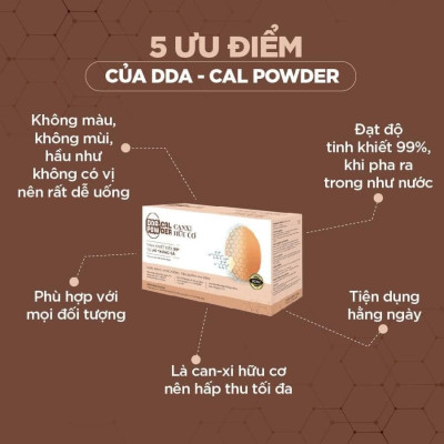 Canxi hữu cơ tinh khiết từ vỏ trứng gà