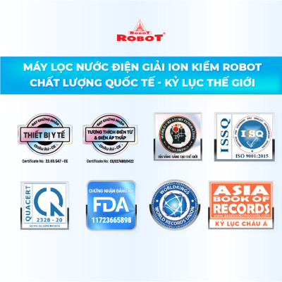 Máy Lọc Nước Điện Giải Ion Kiềm ROBOT IonPrince 910 - Hàng Chính Hãng