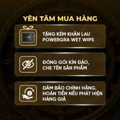 Viên uống phục hồi và tăng cường sức khỏe sinh lý nam giới Powergra (Super Gold Magic) - Hộp 10 viên