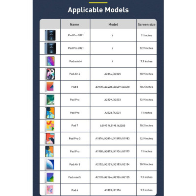 Bút cảm ứng Baseus Smooth Writing Capacitive Stylus dùng cho iPat Pro/ Smartphone/ Tablet Android (Active + Passive Version, Magnetic Adsorption, Tilt & Strength sensitive) - Hàng Chính Hãng