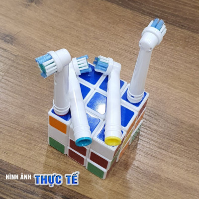 Cho máy Oral B Braun, bộ 4 Đầu Bàn Chải đánh răng điện thay thế MIHOCO EB17-P 