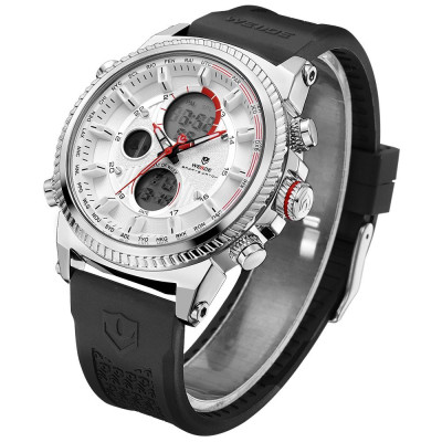  Đồng hồ điện tử WEIDE WH6403 kỹ thuật số Hẹn giờ chống thấm nước 3ATM