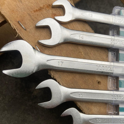 BỘ 6 CỜ LÊ VÒNG MIỆNG 8- 17MM TOTAL THT102266 - HÀNG CHÍNH HÃNG