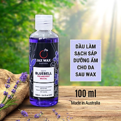 Dầu lau sáp sau tẩy lông Jax Wax Australia Bluebell 100ml