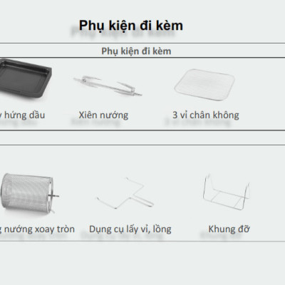 Lò chiên không dầu 12L Kangaroo KG12AF1A - Rapid Air - 1800W - Hàng chính hãng, Bảo hành 12 tháng