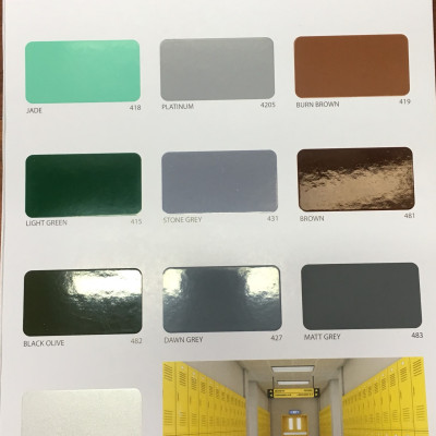 Sơn sắt mạ kẽm không cần lót Hard Tex 2K màu xám 427 1L