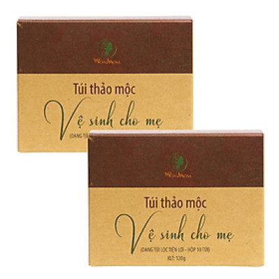 Combo 2 Hộp Thảo Mộc Vệ Sinh Cho Mẹ Wonmom (10 Túi/Hộp )