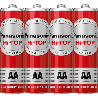 Hộp Pin than đỏ Panasonic AA R6DT/4S-V (60 viên) - Hàng chính hãng