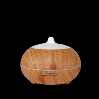 Máy khuếch tán tinh dầu TESLA 400ml, máy phun sương xông tinh dầu hình bí ngô TL020 trang trí phòng khách