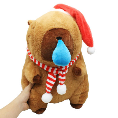 Thú Bông Capybara Noel Chảy Mũi 45 cm - ZooZoo 5480
