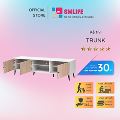 Tủ kệ tivi đẹp phòng ngủ SMLIFE Trunk