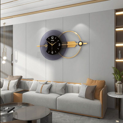 Đồng Hồ Treo Tường Kim Trôi Trang Trí Nội Thất Decor EA03 hiện đại cao cấp cỡ lớn phòng khách