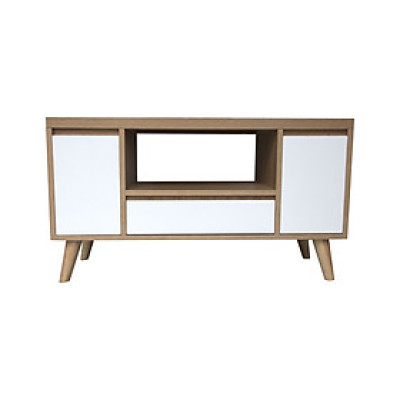 Kệ Tivi Gỗ MDF Phủ Melamine Màu Vàng Cánh Trắng ViVa Đẹp Gía Rẻ