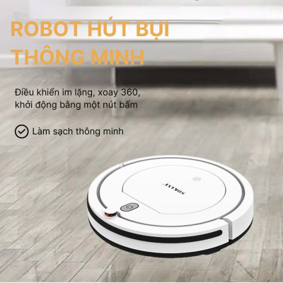 Robot hút bụi lau sàn thông minh SOKANY SK-13017 máy hút bụi dành cho gia đình, điều khiển từ xa, hút bụi tự động - HÀNG CHÍNH HÃNG