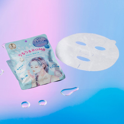 Mặt Nạ Cấp Ẩm Chuyên Sâu Và Dưỡng Mịn Da Kose Clear Turn Gomenne Bare Face Mask (7 Miếng)