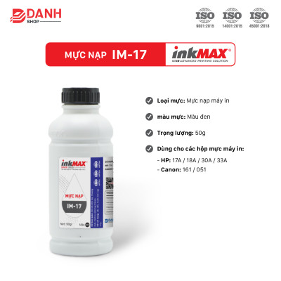 Mực nạp/mực đổ dùng cho hộp mực HP 17A / HP 18A / HP 30A / HP 33A - Mực nạp hp M102a, M104a, M130a....HÀNG CHÍNH HÃNG