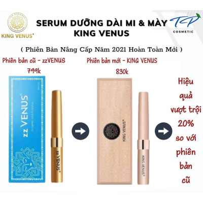 [Date 2027] Combo 02 Serum Dưỡng Mi và Mày King Venus: Cung cấp dưỡng chất nuôi dưỡng lông mi và mày. Dưỡng mi dài và dày chỉ sau liệu trình 1 cây. Cam kết hoàn tiền nếu không hiệu quả