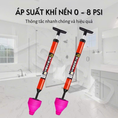 Cây Bơm Thụt Thông Tắc Bồn Cầu, Súng Thông Tắc Tiện Dụng Nâng Cấp - HÀNG CHÍNH HÃNG MINIIN