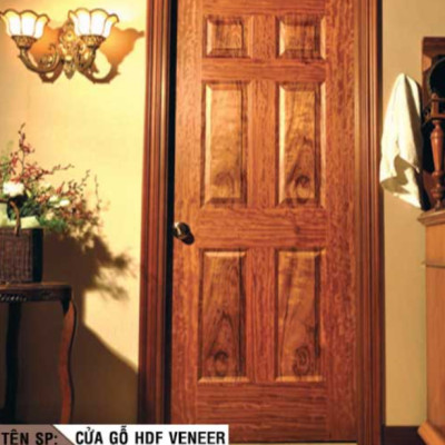 Cửa phòng ngủ gỗ công nghiệp Juno sofa HDF Veneer 6A - Buginga