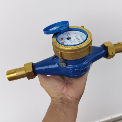 Đồng hồ nước sạch KOMAX DN20 (Phi 27), Chống chảy ngược, Thích hợp cho Công trình, gia đình, Có kiểm định - HÀNG CHÍNH HÃNG