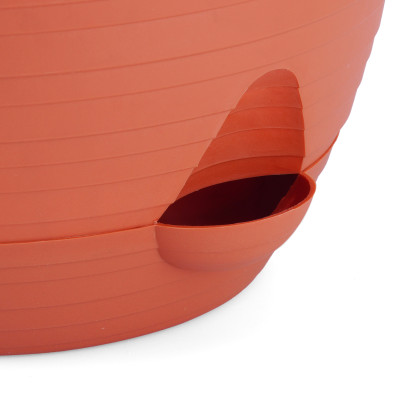 Chậu hoa treo tự tưới bằng nhựa 28cm -377795/377796.Phân Phối Bởi Cobi Home.