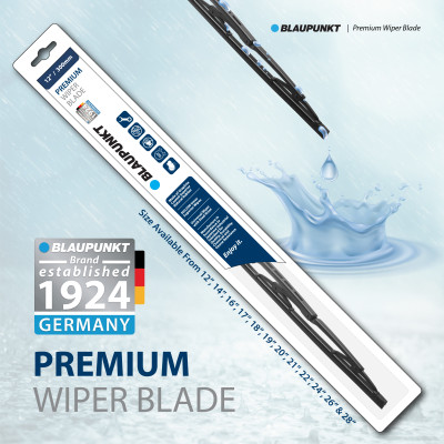 Bộ Gạt Mưa Ô Tô Blaupunkt Premium R16"/350mm, L22"/600mm Dành Cho Toyota Fortuner 2017