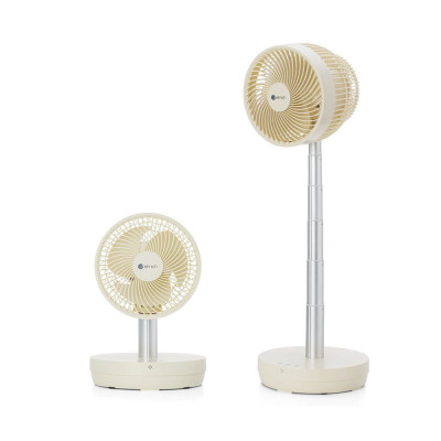 Quạt sạc tuần hoàn không khí Elmich CFE-8786, dung lượng pin lớn, hoạt động liên tục tới 10h, tạo nên luồng gió mạnh,  di chuyển linh hoạt 90° theo chiều ngang tạo luồng gió đa chiều, làm mát nhanh, dễ chịu - Hàng chính hãng