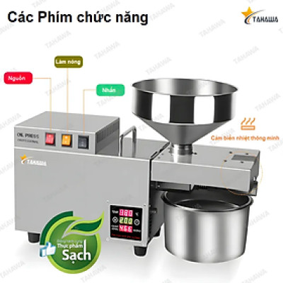 Máy ép dầu thực vật Tahawa TH-S9S- Hàng Chính Hãng- Bảo Hành 2 Năm