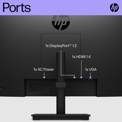 Màn hình HP 21.5 inch IPS FHD 60Hz P22h G5 64W30AA - Hàng Chính Hãng