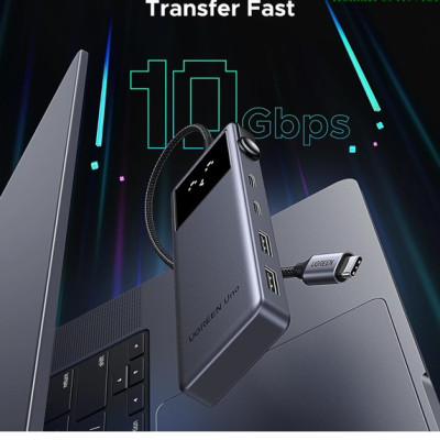 Hub chuyển đổi  USB-C 6 in 1 Groovy Robot Uno Ugreen 35998 ra USB-C, USB-A 3.2, HDMI 4K@60Hz, Sạc PD 100W - Hàng chính hãng