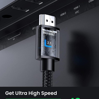 Ugreen UG40450HD152TK 2M 8K 60hz HDMI 2.1 cáp nối dài - HÀNG CHÍNH HÃNG