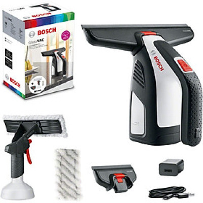 MÁY LAU KÍNH KHÔNG DÂY BOSCH GLASSVAC POWER PROTECTION PLUS Hàng chính hãng