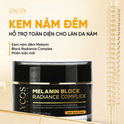 Kem Nám Đêm MELANIN BLOCK LYCOS, Kem Nám Lycos - Phiên bản nâng cấp : giảm thâm nám tàn nhang, dưỡng trắng da. hiệu quả lên đến 99%
